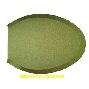 Spandex Fabric Lid Cover toilet SEAT Round & Elongated HandMade USA. Green Olive